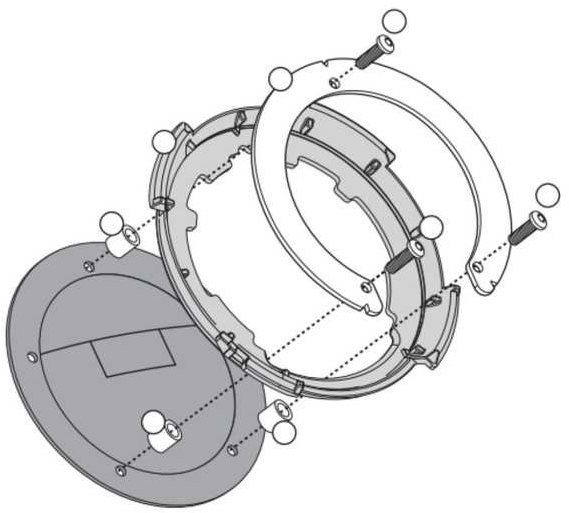 KAPPA BF04K - KAWASAKI 600-1000 - redukce pro tankvak tanklock