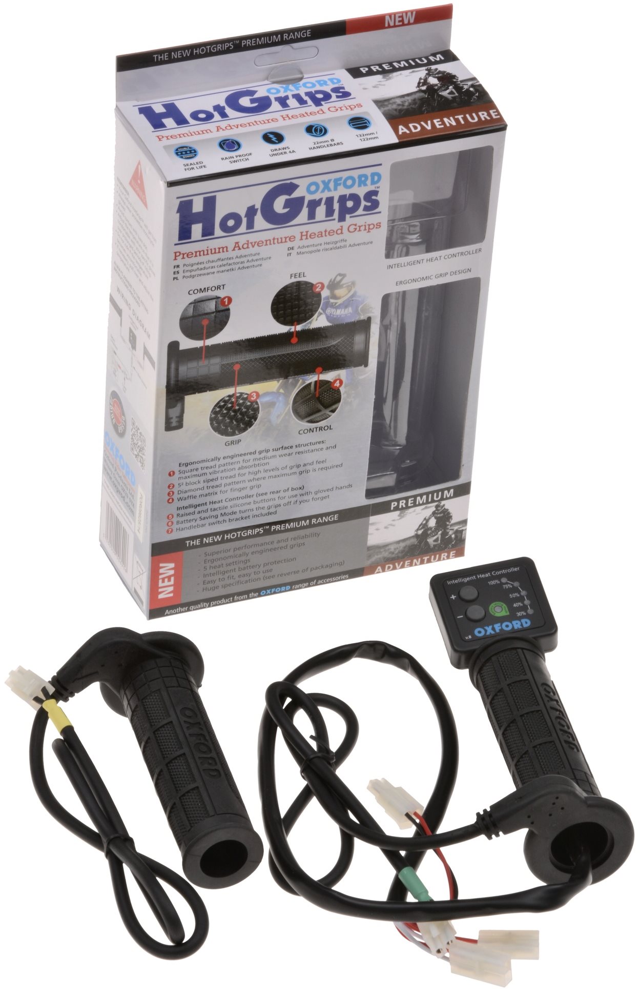Oxford gripy vyhřívané Hotgrips Premium Adventure