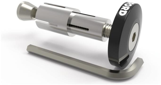 Oxfort Bar Ends 2 s konusem pro vnitřní průměr 13 a 18 mm, vnější 22 a 28,6 mm, černé, pár