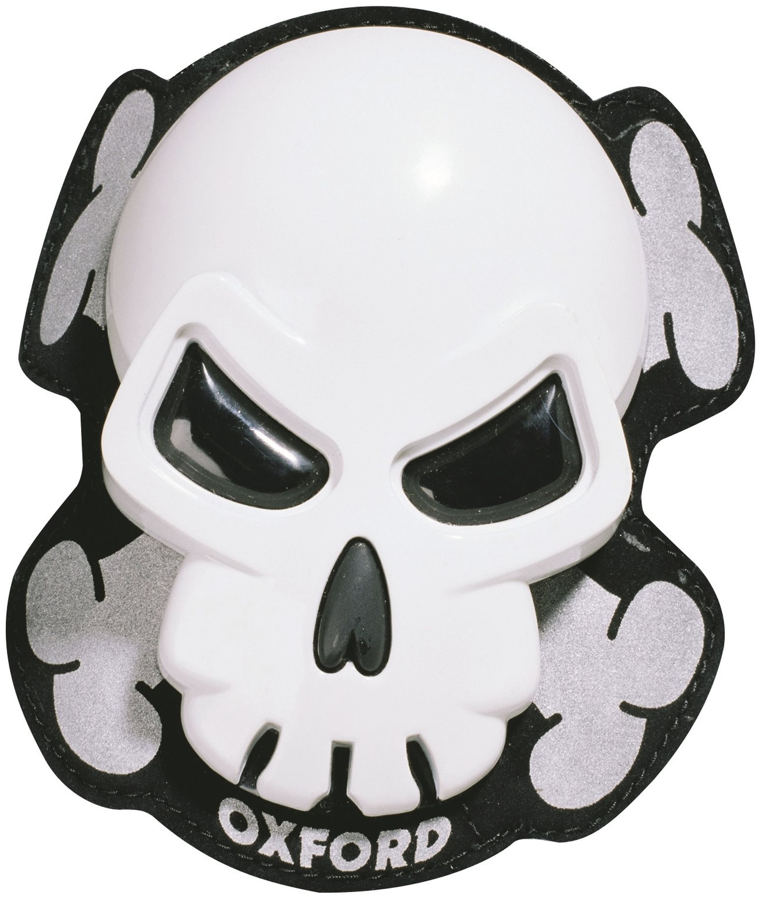 OXFORD slidery Skull, (bílé, pár)