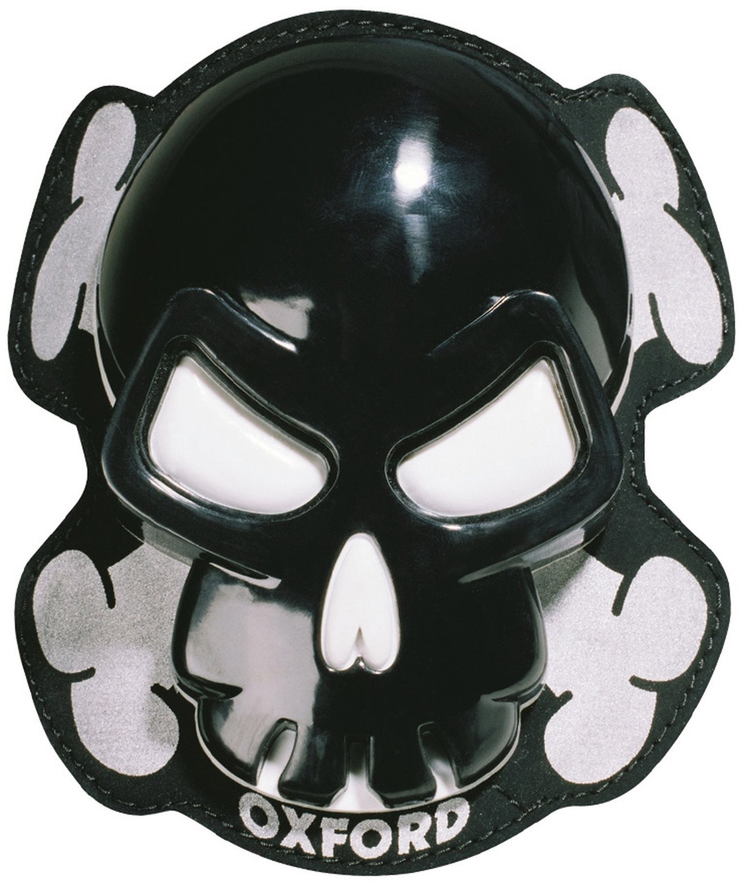 OXFORD slidery Skull, (černé, pár)