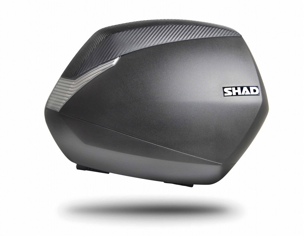 SHAD Boční kufry na motorku SH36 karbon (pár) se zámkem PREMIUM