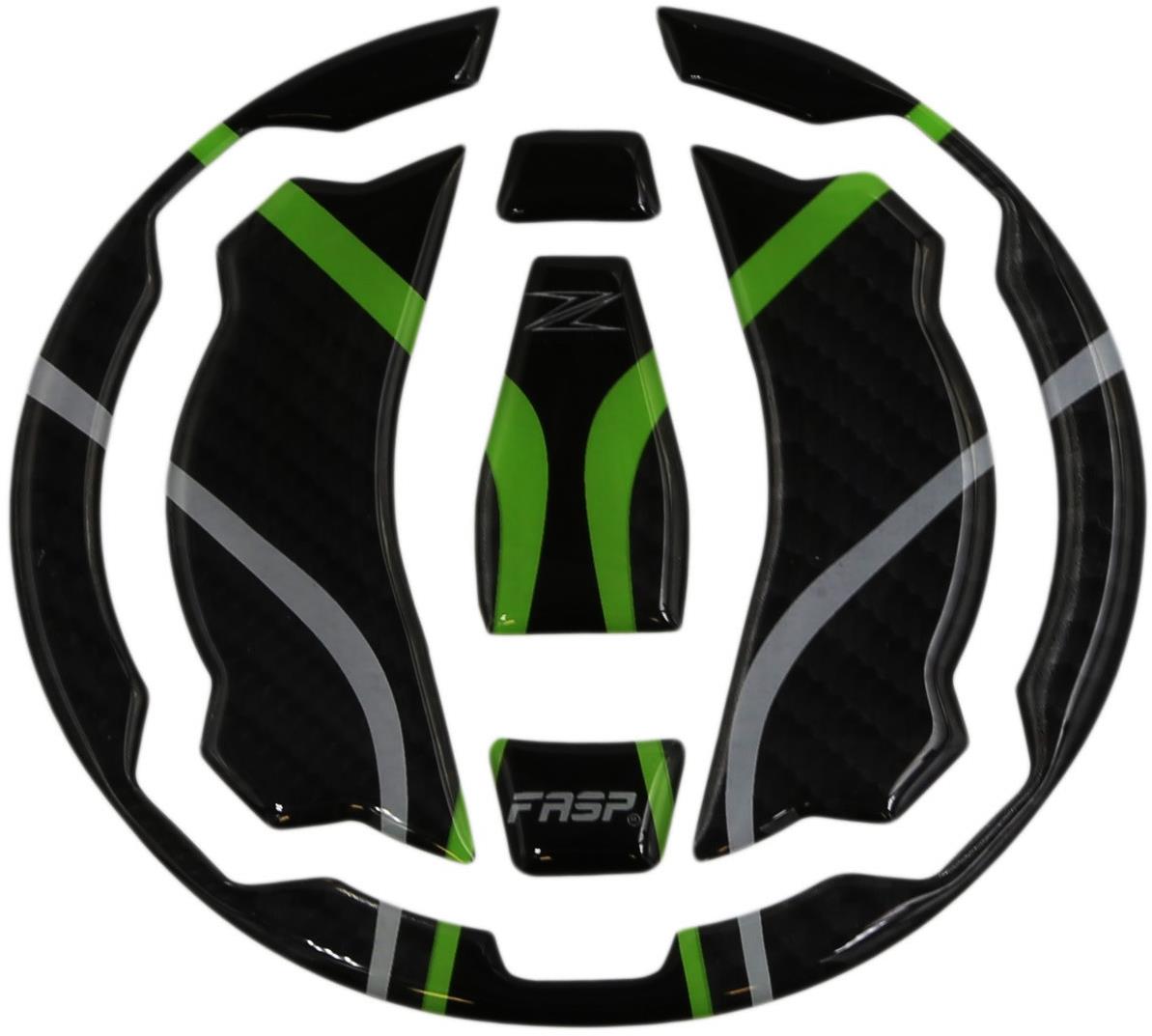 SEFIS Polep na víčko nádrže Kawasaki Z900 650 Ninja 650 400 zelená