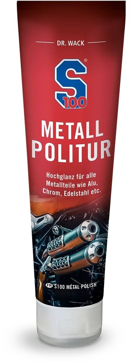 S100 Leštěnka na chrom, hliník a kovové povrchy - Metallpolitur 100 ml
