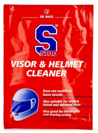 S100 Čisticí ubrousky na hledí a světla (sada 10 ks) - Visor & Helmet Cleaner