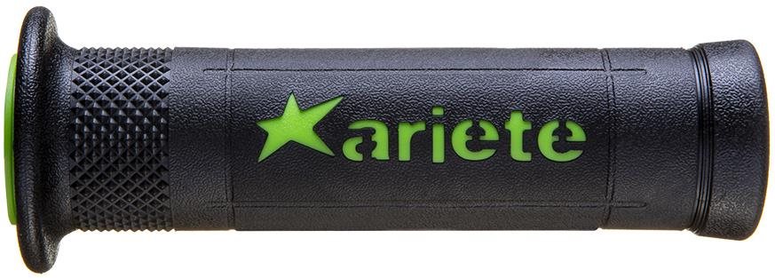 ARIETE zelené silniční moto rukojeti