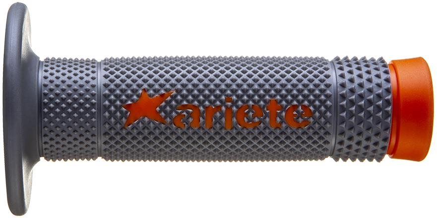 ARIETE Vulcan šedé off-road motocyklové rukojeti