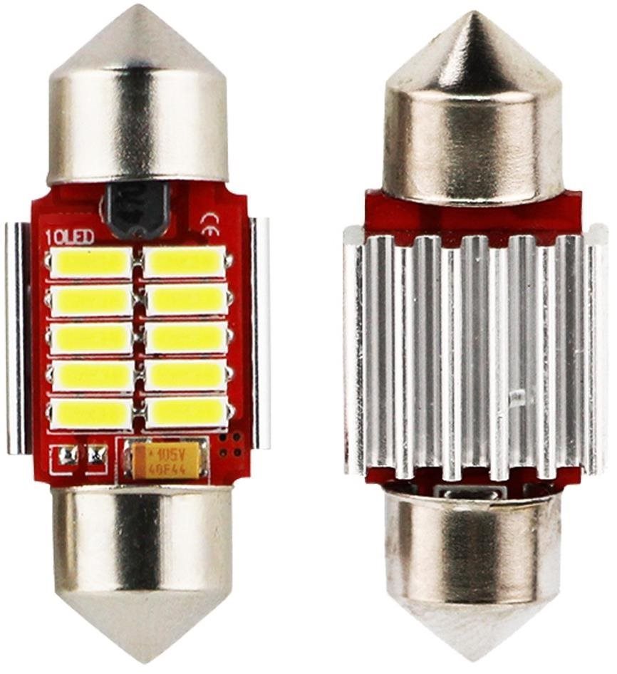 SEFIS LED žárovka sufit 31mm 12V 10SMD CANBUS