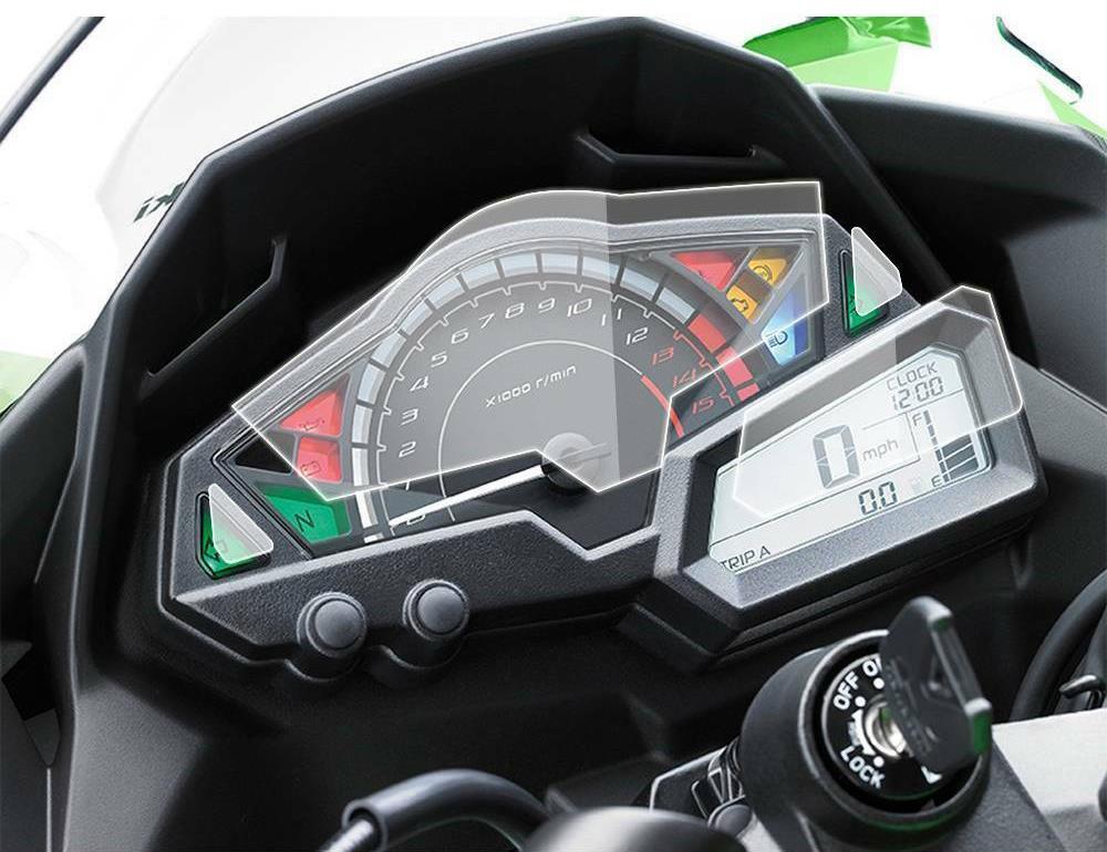 SEFIS ochranná fólie budíků Kawasaki Z250 Ninja 250 300 2013-2016