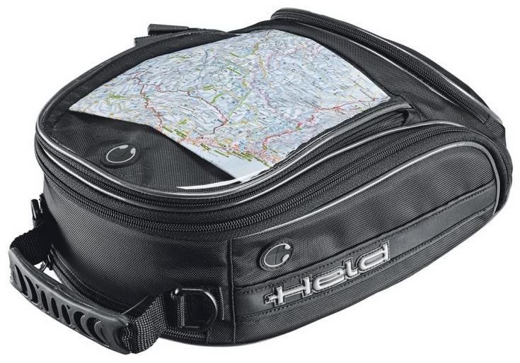 Held CASE II tankbag na magnety s vrchní kapsou pro mapy, 8ltr.