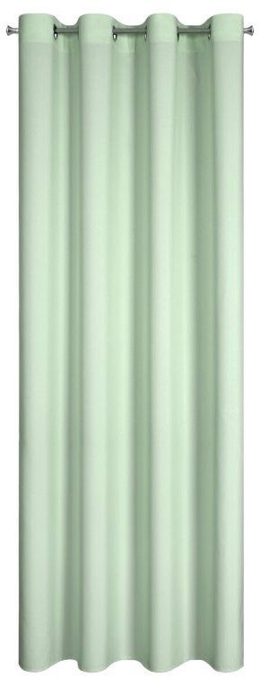 Mybesthome EASY TOP dekorační závěs s kroužky 140 × 250 cm, světle mátový, 1 ks