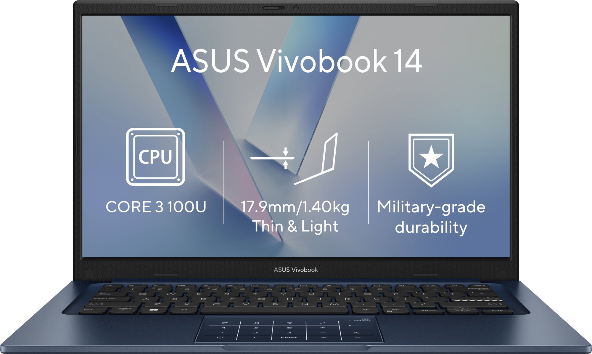 ASUS Vivobook 14 X1404VA-EB2268WZ Quiet Blue (bez adaptéru)