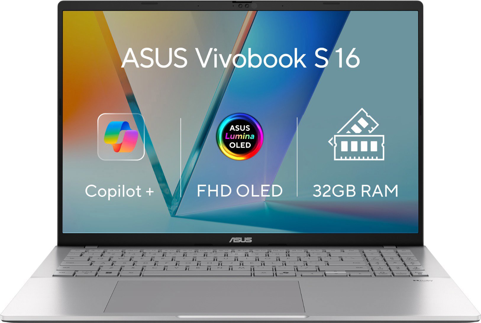 ASUS Vivobook S16 S3607QA-OLED111WZ Cool Silver (bez adaptéru)