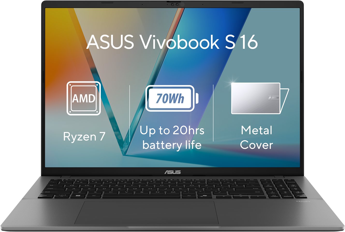 ASUS Vivobook S 16 M3607KA-OLED008W Matte Gray kovový