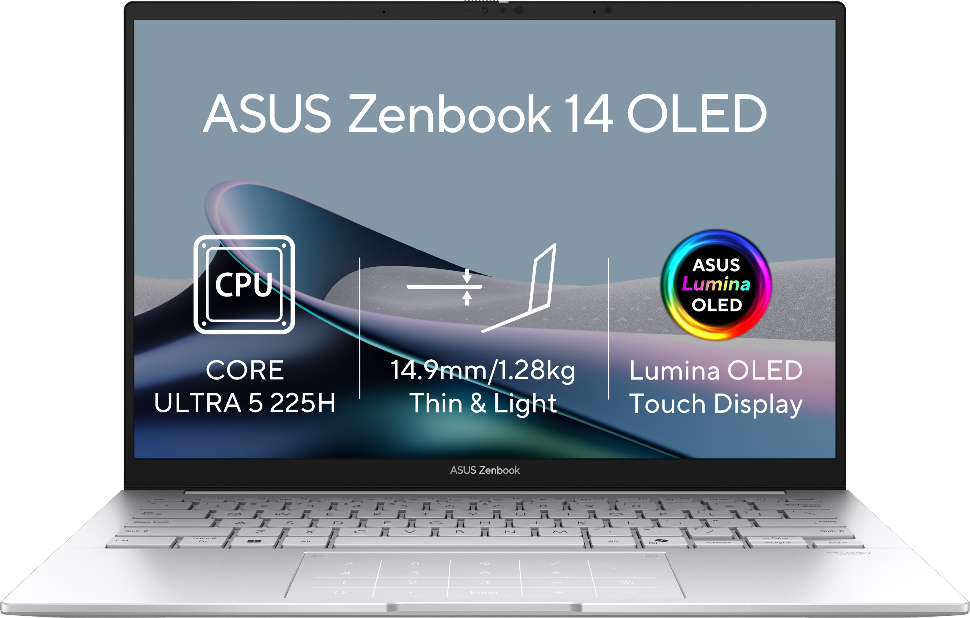 ASUS Zenbook 14 UX3405CA-OLED1526W Foggy Silver