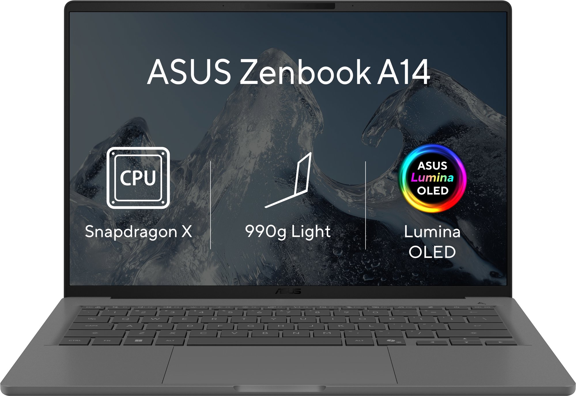 ASUS Zenbook A14 UX3407QA-QD612W Iceland Gray
