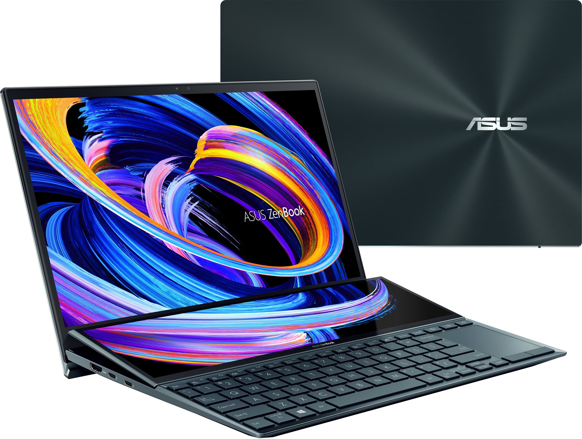 Repasovaný notebook Asus Zenbook Duo 14 UX482EA-HY035T v barvě Celestial Blue
