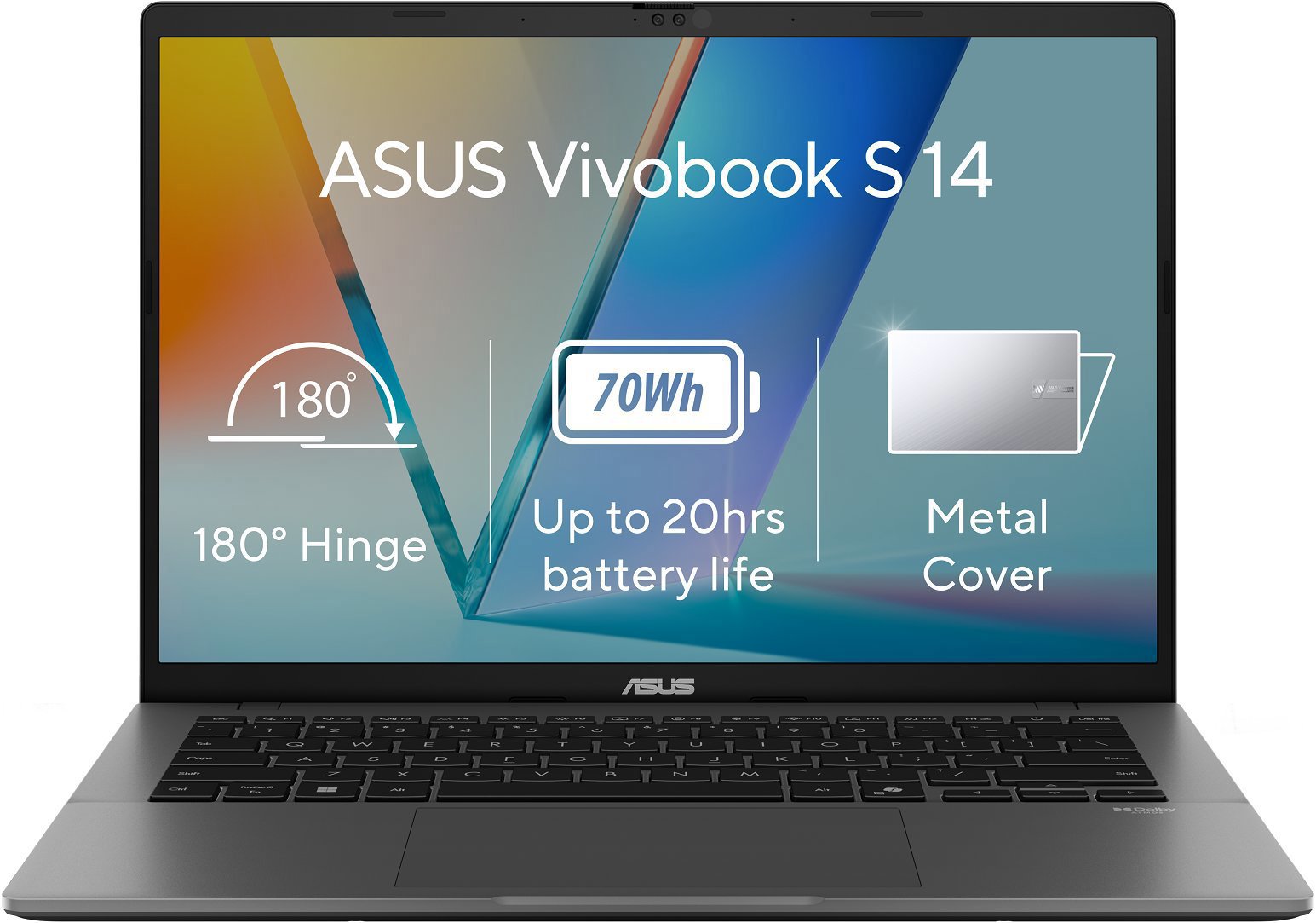 ASUS Vivobook S 14 S3407VA-LY072W v matném šedém provedení