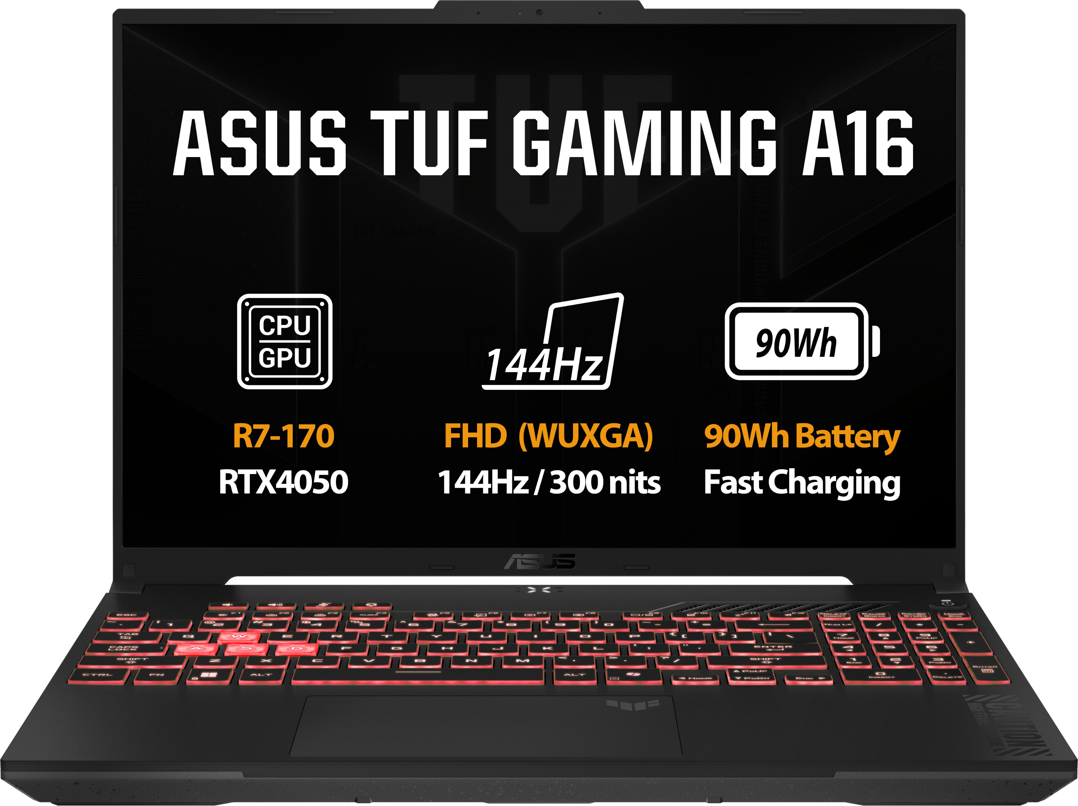 ASUS TUF Gaming A16 FA607NUQ-RL201WZ Mecha Gray (bez adaptéru)
