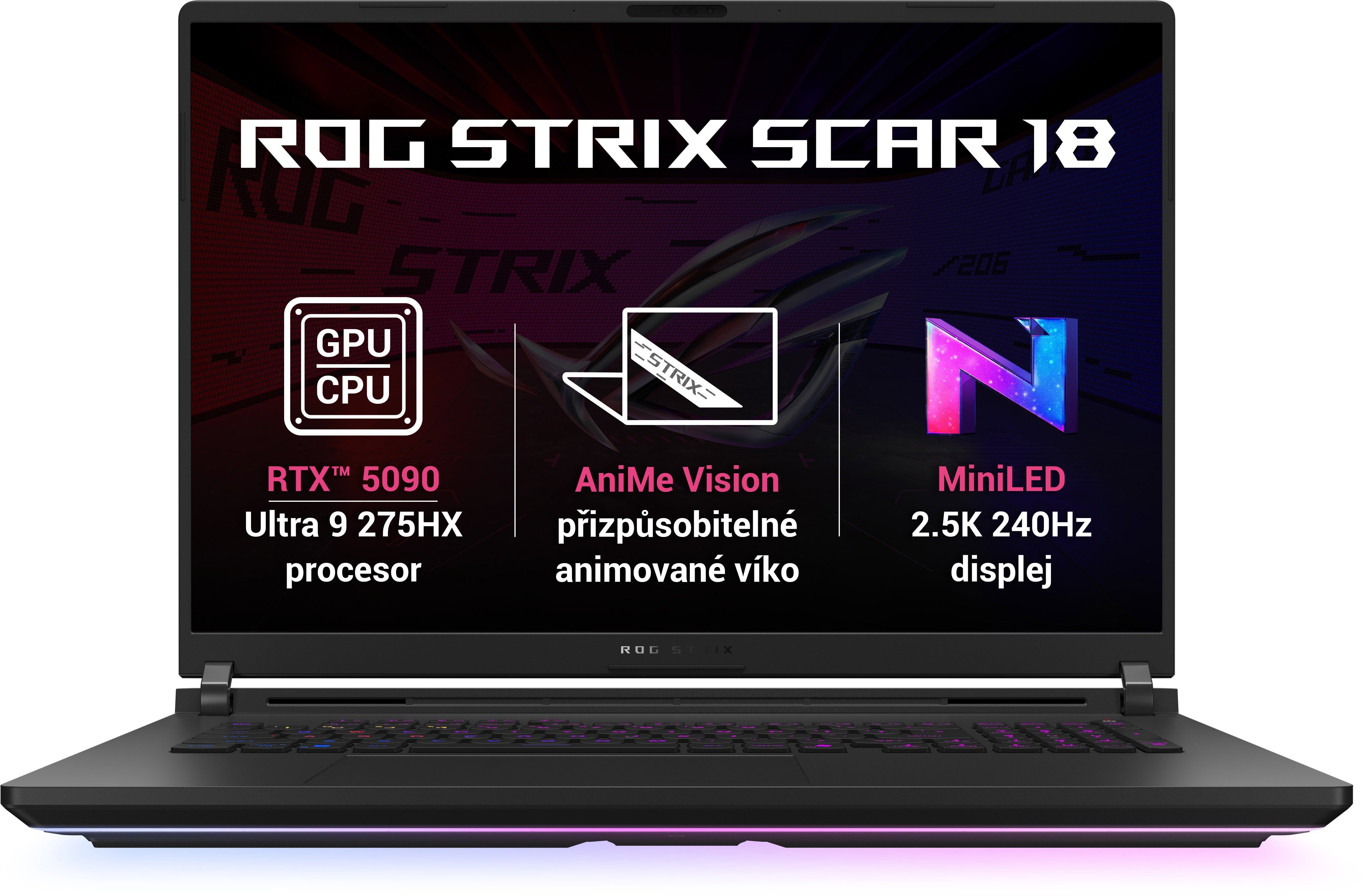 ASUS ROG Strix SCAR 18 G835LX-NEBULA003W Off Black