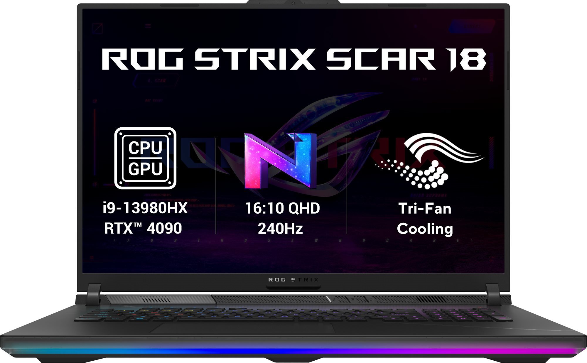 ASUS ROG Strix Scar 18 G834JY-NEBULA040W Black - herní notebook