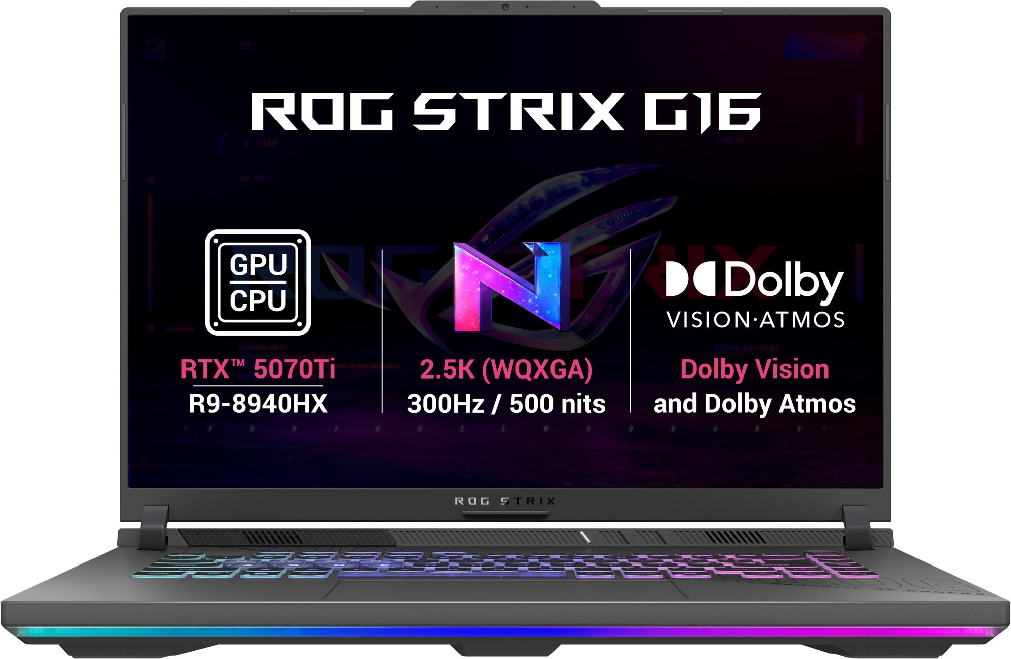 ASUS ROG Strix G16 G614PR-TS129WZ Eclipse Gray (bez adaptéru)