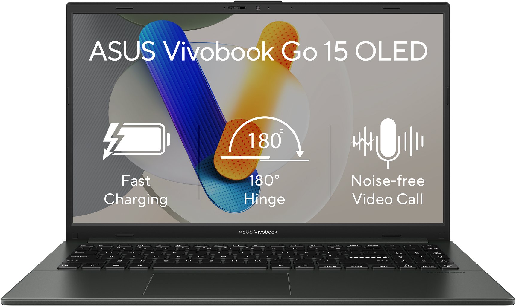 Notebook ASUS Vivobook Go 15 E1504FA-NJ1927W v černé barvě