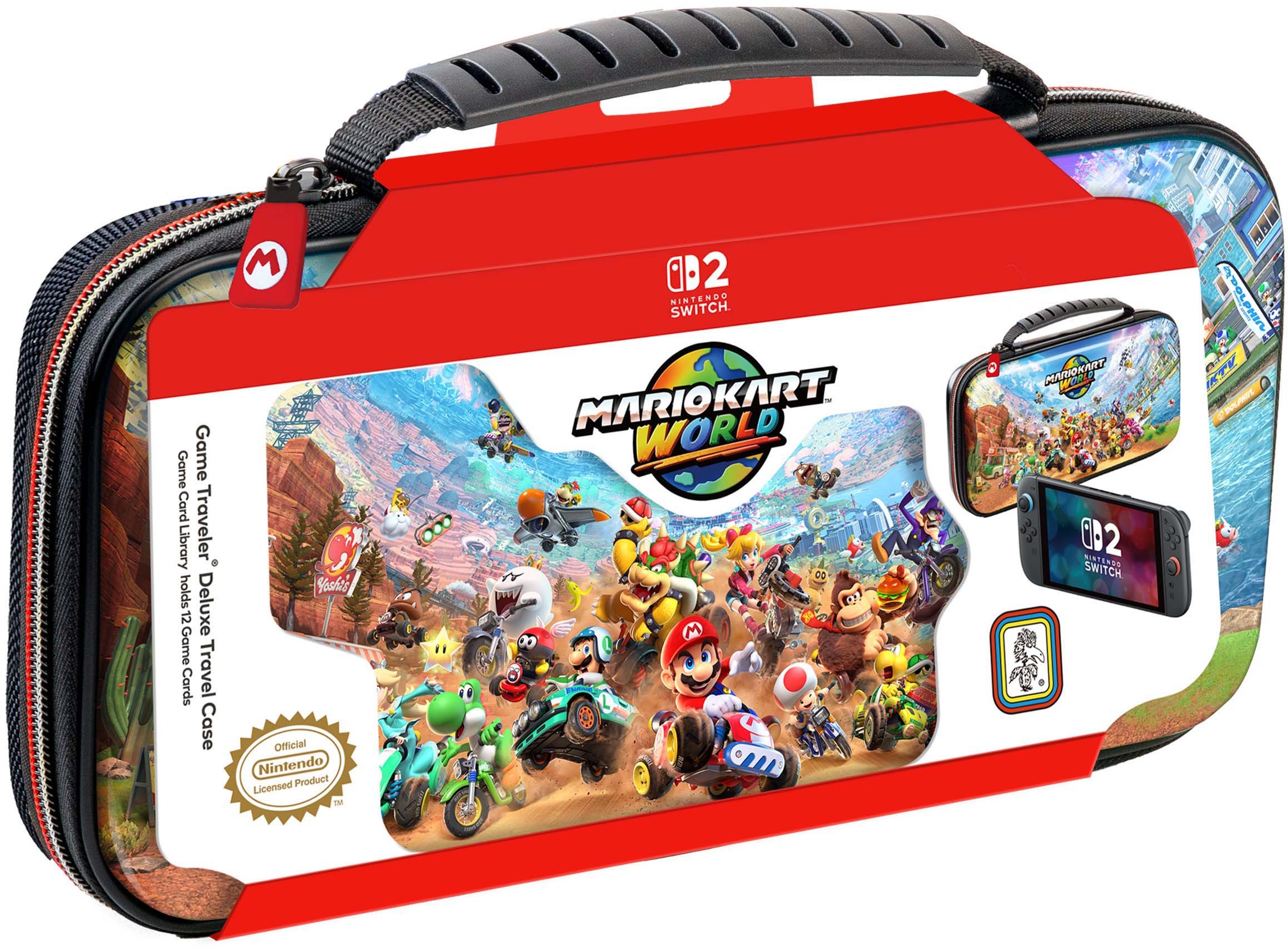 Nacon Deluxe Travel Case NS212MKW - Mario Kart World - Nintendo Switch 2