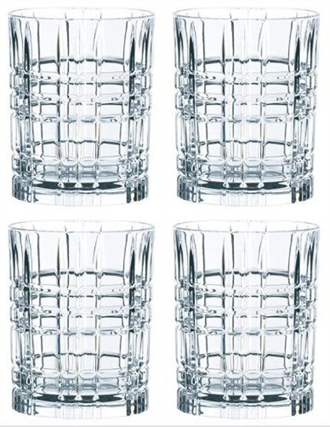 Nachtmann Sada sklenic na whisky 345 ml 4ks SQUARE