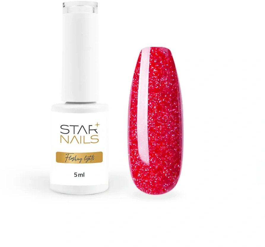 Starnails Gel Polish Flashing Lights - 021, Cerise 5 ml