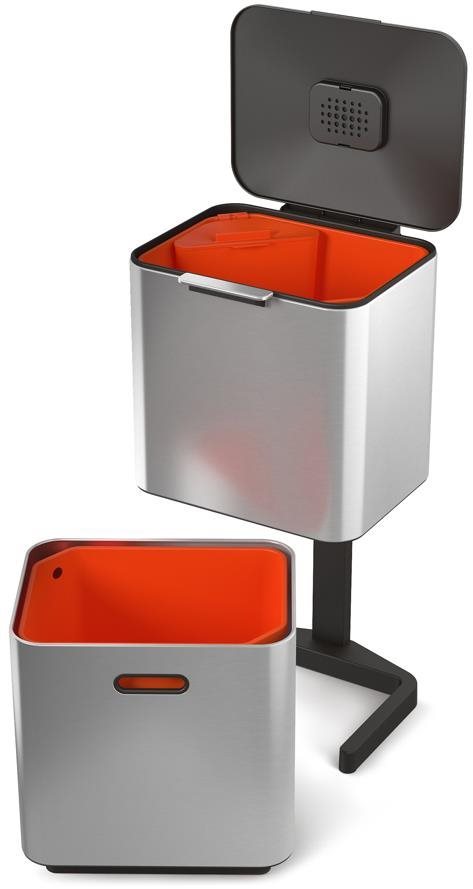 JOSEPH JOSEPH Koše na tříděný odpad Totem Max 60L Steel 30060