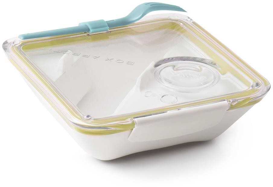 BLACK+BLUM Svačinový box LunchBox Appetit 880ml, bílý/medový