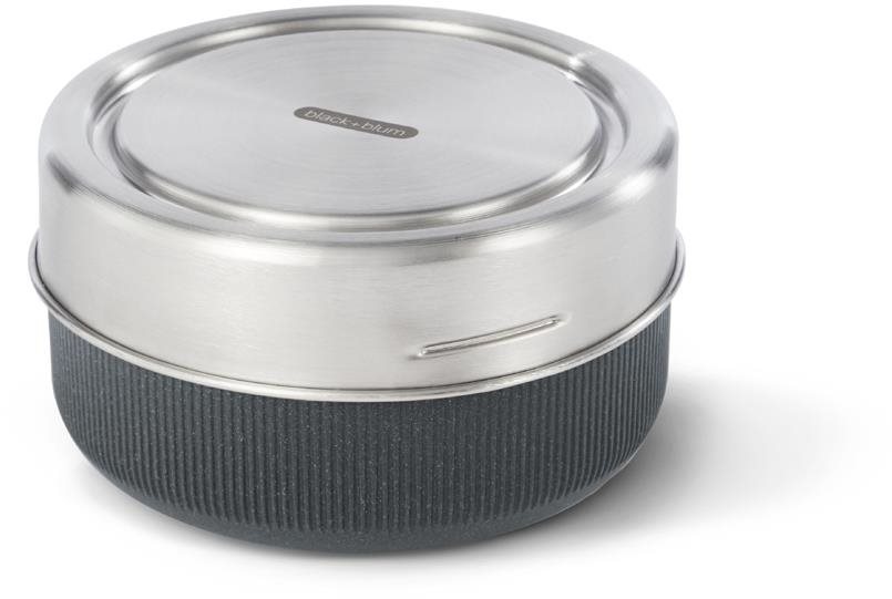BLACK+BLUM Svačinový box GlassBowl 750ml, tmavý