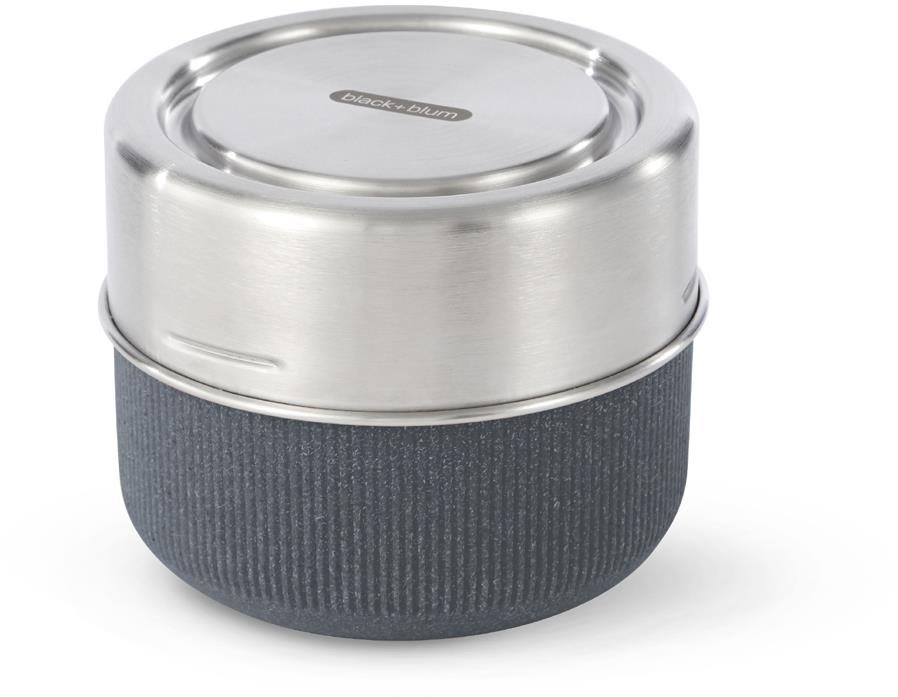 BLACK+BLUM Svačinový box GlassPot 600ml, tmavý