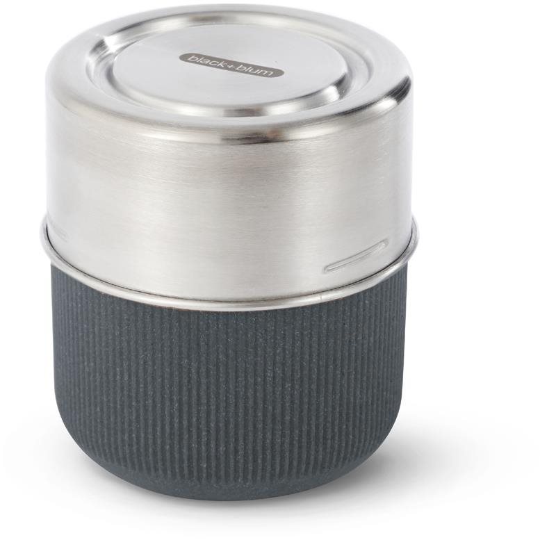 BLACK+BLUM Svačinový box GlassPot 450ml, tmavý