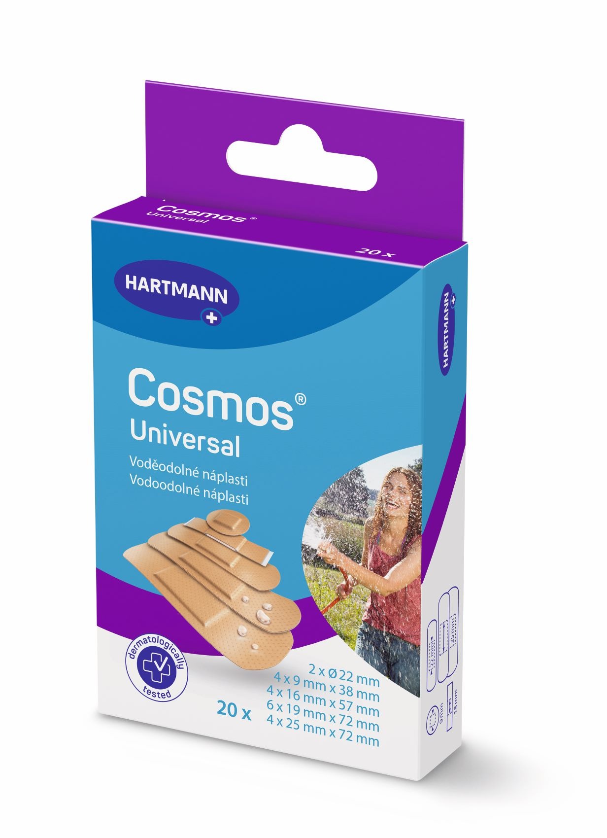 COSMOS Náplast voděodolná - 5 velikostí (20 ks)
