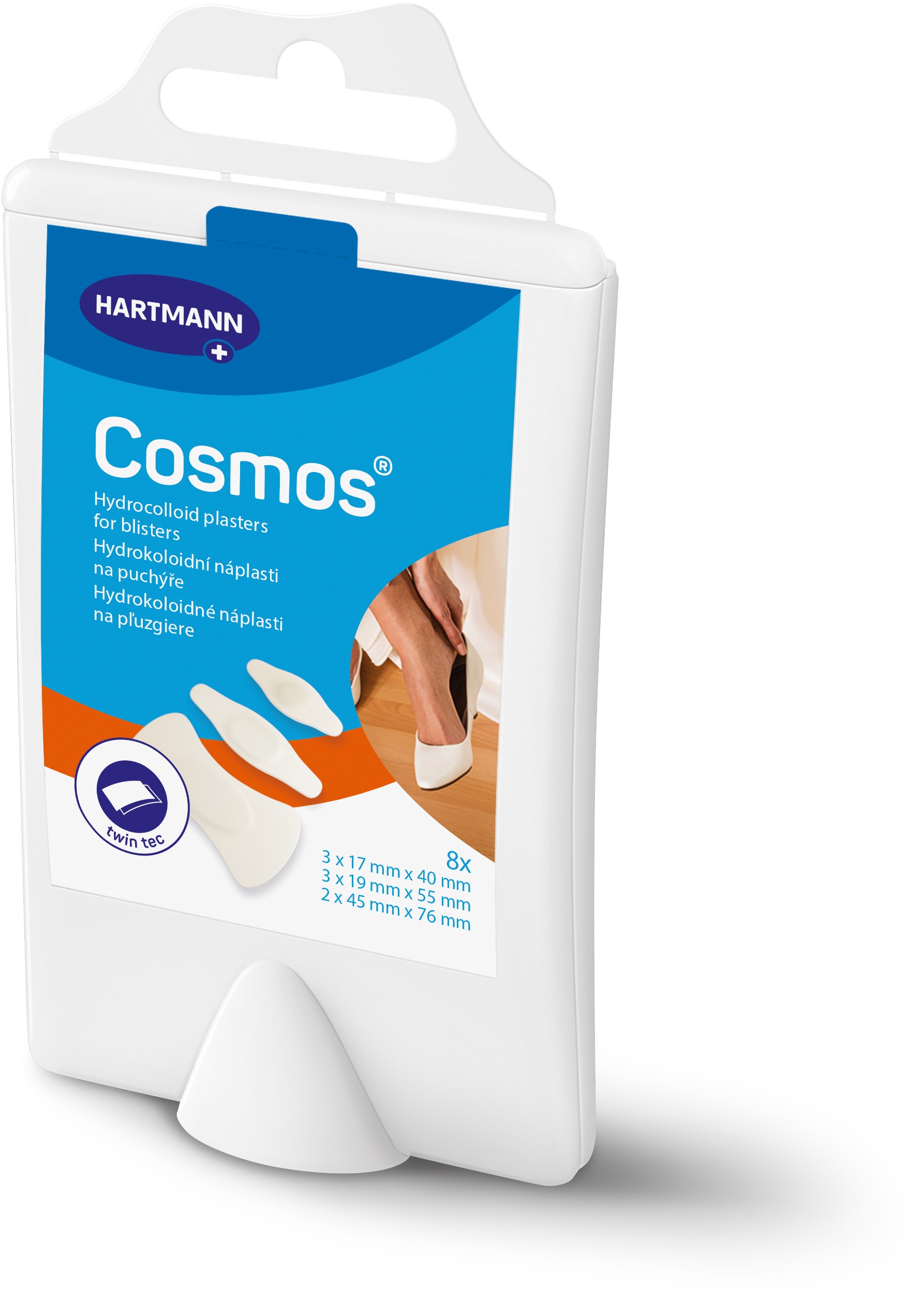 COSMOS Náplast na puchýře mix (8 ks)