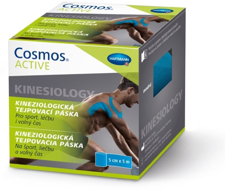 Cosmos Active Kinezio tejpovací páska modrá 5 cm × 5 m