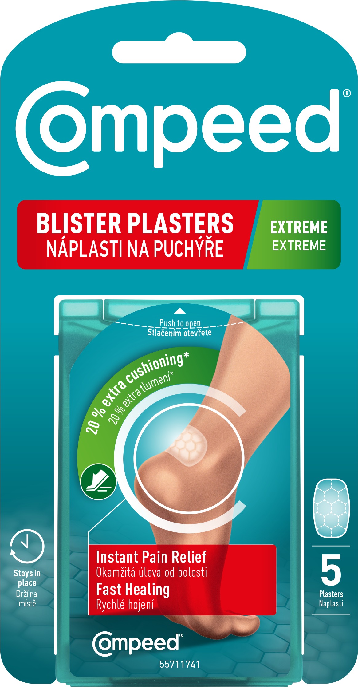 COMPEED Náplast na puchýře Extreme 5 ks