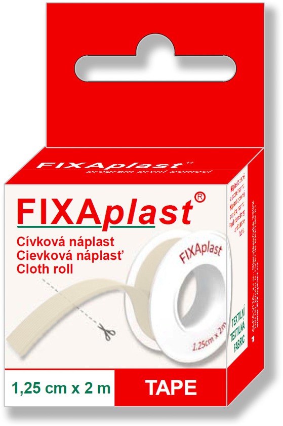 FIXAplast náplast cívka 1,25 cm × 2 m