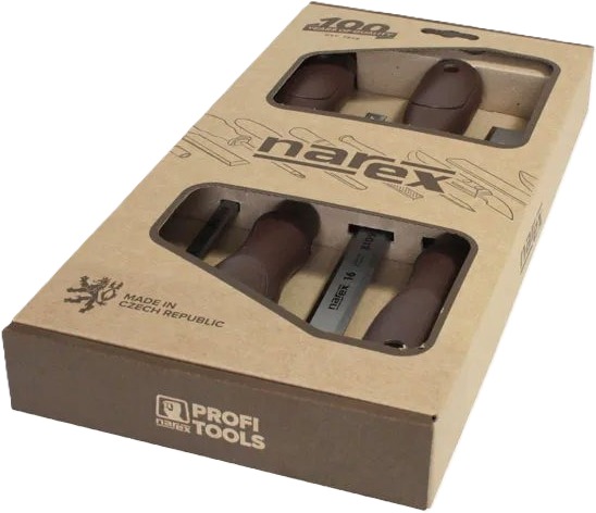 NAREX Sada plochých dlát, Plast Line Profi, 8-10-16-32