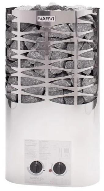 Narvi Saunová kamna, elektrická NS Mini 3,6 kW, steel