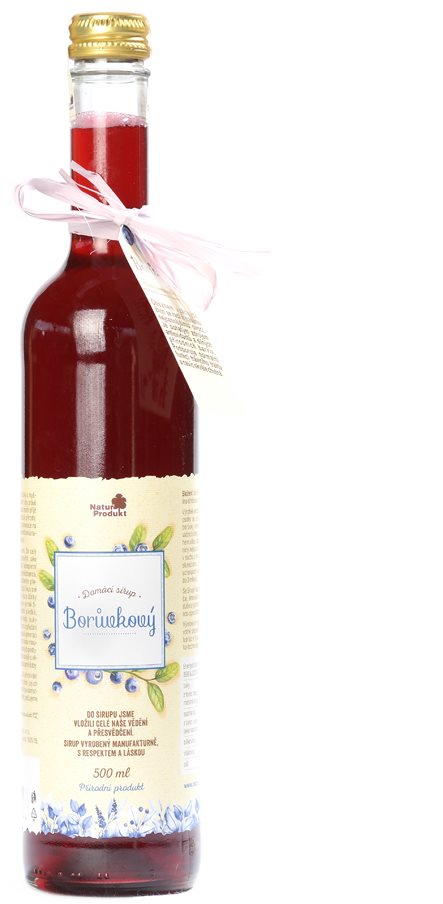Naturprodukt Sirup borůvkový 500ml