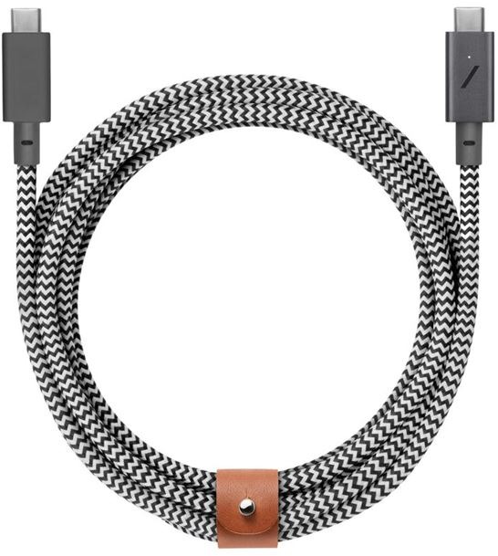 Native Union Belt Cable C-C PRO 2.4m 240W Zebra
