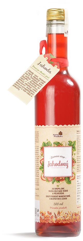 Naturprodukt Sirup jahodový 500ml
