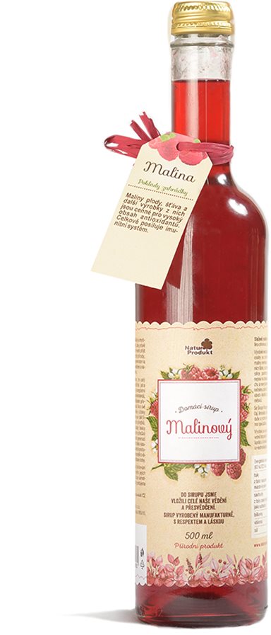Naturprodukt Sirup malinový 500ml