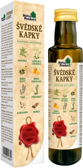 Naturprodukt Švédské kapky 250ml