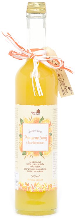 Naturprodukt Sirup pomerančový s kardamonem 500ml