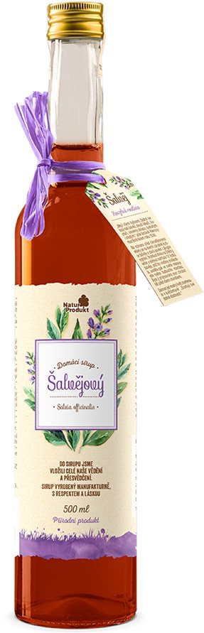 Naturprodukt Sirup šalvějový 500ml