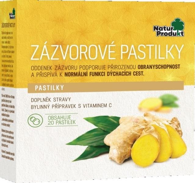 Naturprodukt Zázvorové pastilky